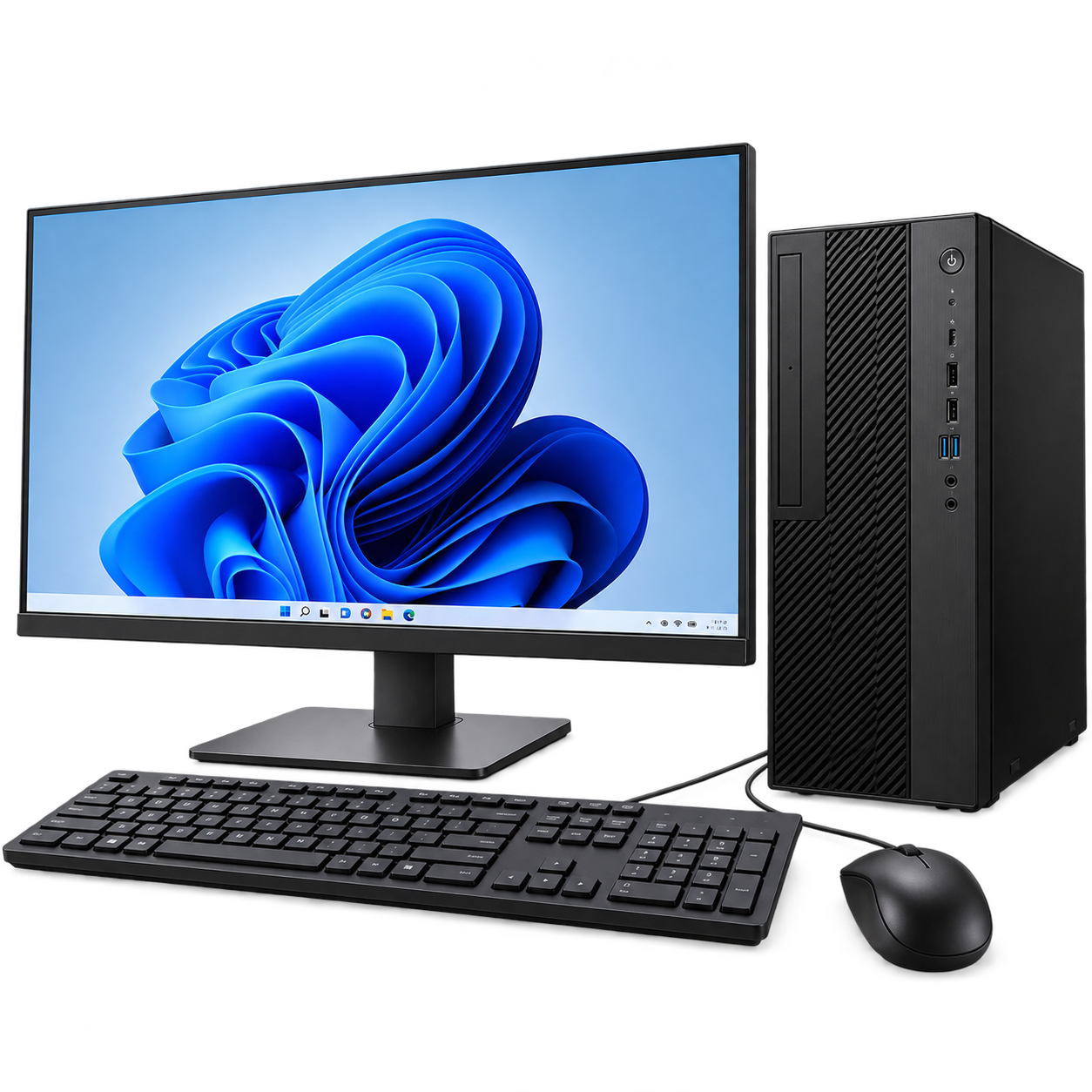 Assembled desktop