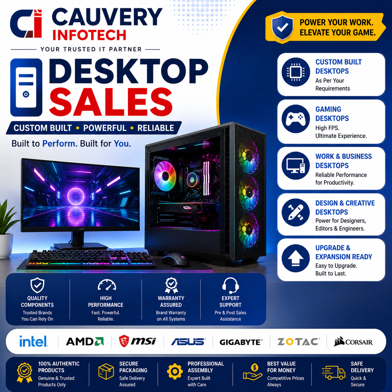 PC and desktop sales — Cauvery Infotech Bengaluru